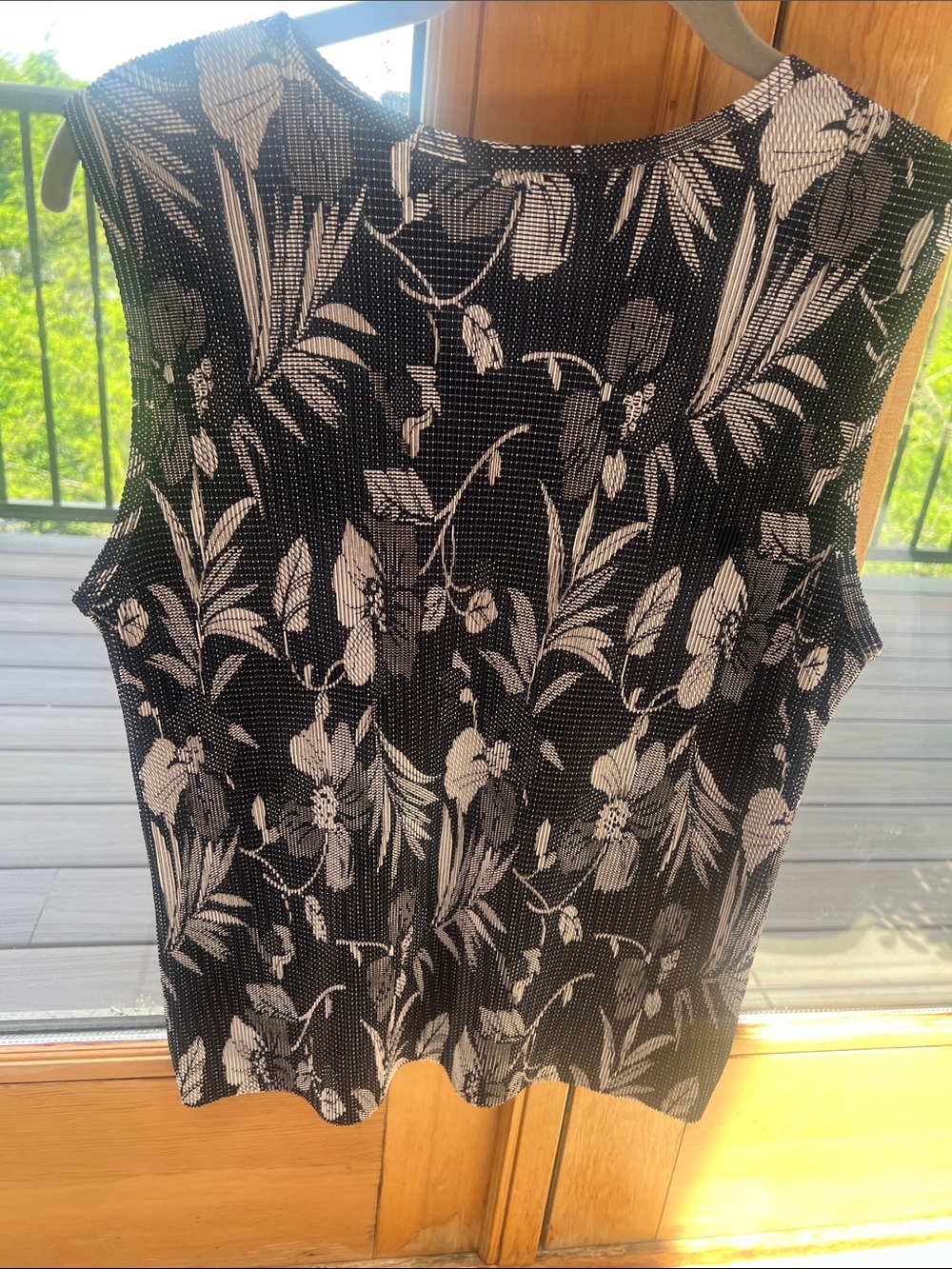 Plisse woman’s tank top - Picture 5 of 6